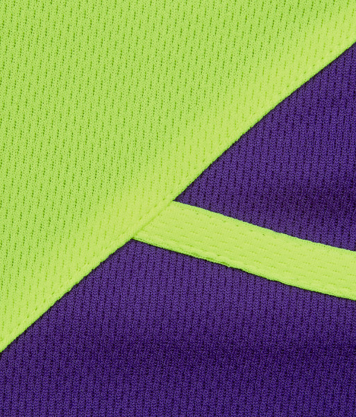 6HSP JB’s Hi Vis Short Sleeve Spider Polo, Lime/Purple, Sizes XS to 5XL