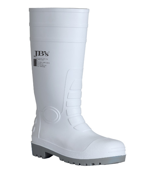 9G2 JB’s Traditional Non-Safety Gumboots, White, Sizes 3 to 14