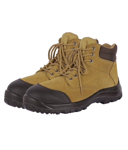 9G4 JB’s Steeler Lace Up Safety Boot, Wheat, Sizes 3 to 14 (Half Sizes Available)