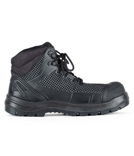 9H4 JB’s True North Lace Up Safety Boot, Black/Grey, Sizes 4 to 14 (Half Sizes Available)