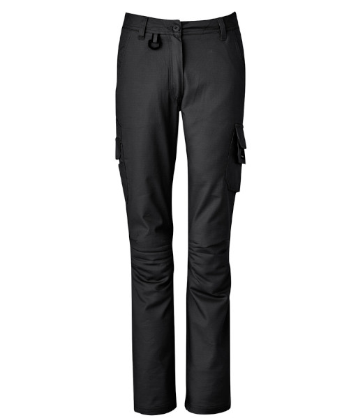 ZP704 Syzmik Womens Rugged Cooling Cargo Pant, Black, Sizes 4 to 24