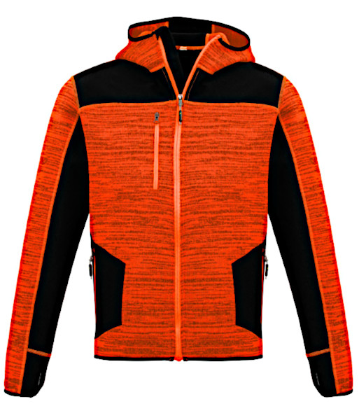 ZT360 Syzmik Unisex Streetworx Reinforced Knit Hoodie, Fluoro Orange, Sizes 2XS to 7XL