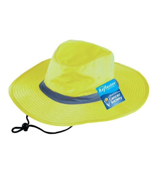 3900 Legend Life Hi-Vis Reflector Safety Hat, Yellow