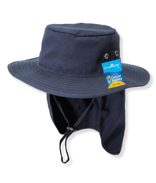 4295 Legend Life Sunmaster Hat with Neck Flap, Navy
