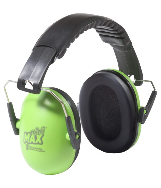 E-MMAX Esko MiniMax Class 5, 26dB Kids Earmuff, Green