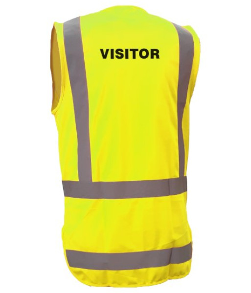 AVEST307 Esko Hi Vis Day/Night Visitor Vest, Yellow, Sizes S to 8XL