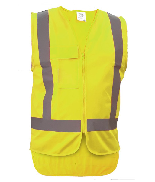 AVEST307 Esko Hi Vis Day/Night Visitor Vest, Yellow, Sizes S to 8XL