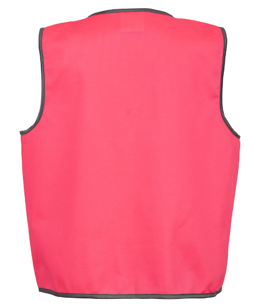 6HVSU JB’s Childrens Hi-Vis Safety Vest, Pink, Sizes 0-2 to 12-14