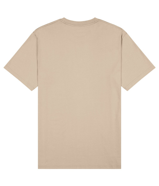 T101 Cloke Mens Outline T-Shirt, Tan, Sizes S to 5XL