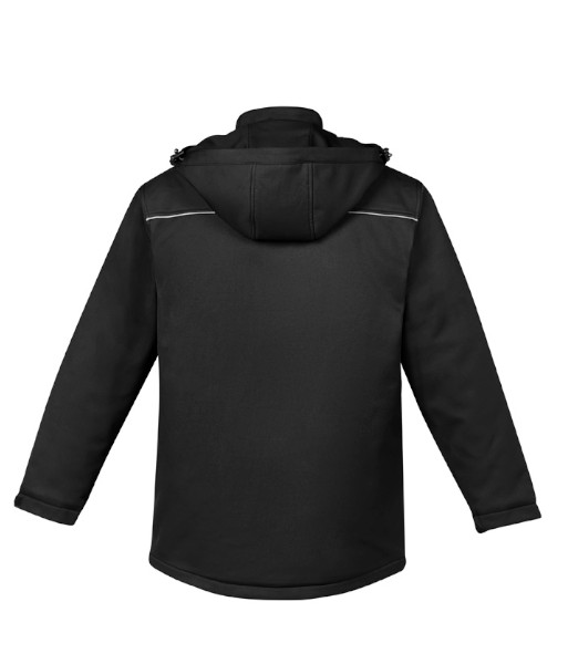 ZJ253 Syzmik Unisex Antarctic Softshell Jacket, Black, Sizes 2XS to 7XL