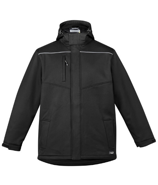 ZJ253 Syzmik Unisex Antarctic Softshell Jacket, Black, Sizes 2XS to 7XL