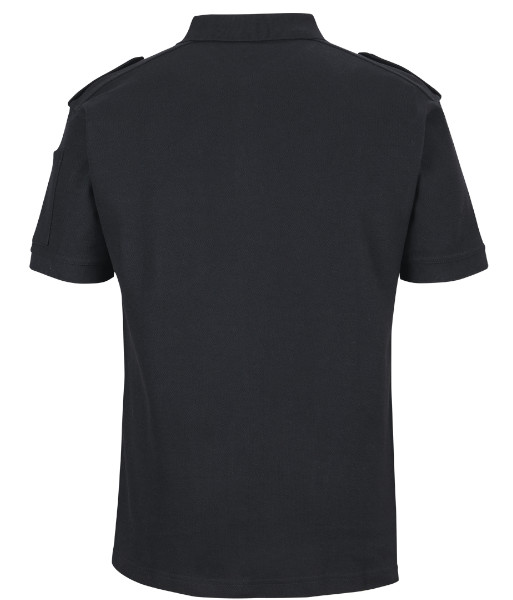 210ES JB’s 250 Epaulette Polo, Black, Sizes XS to 8XL/9XL