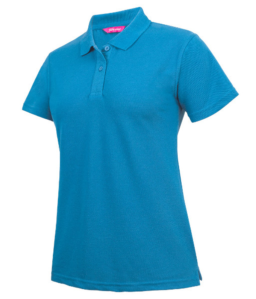 2LPS JB’s Ladies Polo, Aqua, Sizes 8 to 24