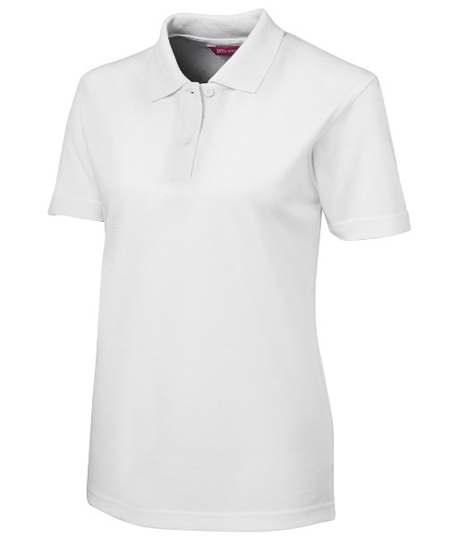 2LPS JB’s Ladies Polo, White, Sizes 6 to 30