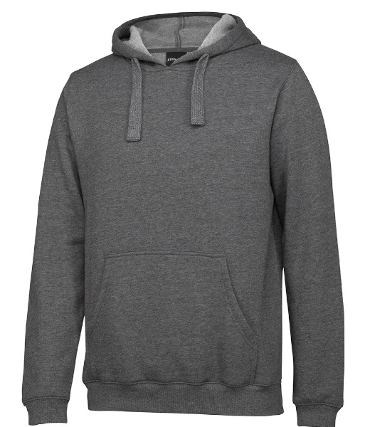 3POH JB’s Adults P/C Pop Over Hoodie, Charcoal Marle, Sizes 2XS to 5XL