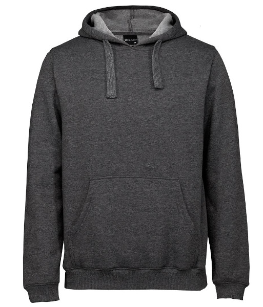 3POH JB’s Adults P/C Pop Over Hoodie, Graphite Marle, Sizes 2XS to 5XL