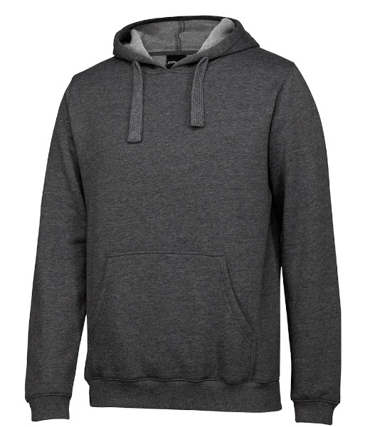 3POH JB’s Adults P/C Pop Over Hoodie, Graphite Marle, Sizes 2XS to 5XL