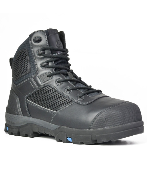 804-66031 Bata Avenger Zip Sided Carbon Toe Safety Boot, Black, Sizes 3 to 14