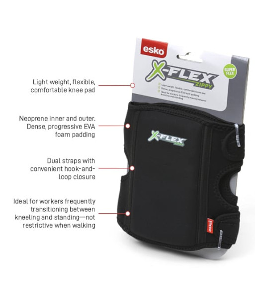 EKPZ Esko X-Flex Zippy Knee Pads