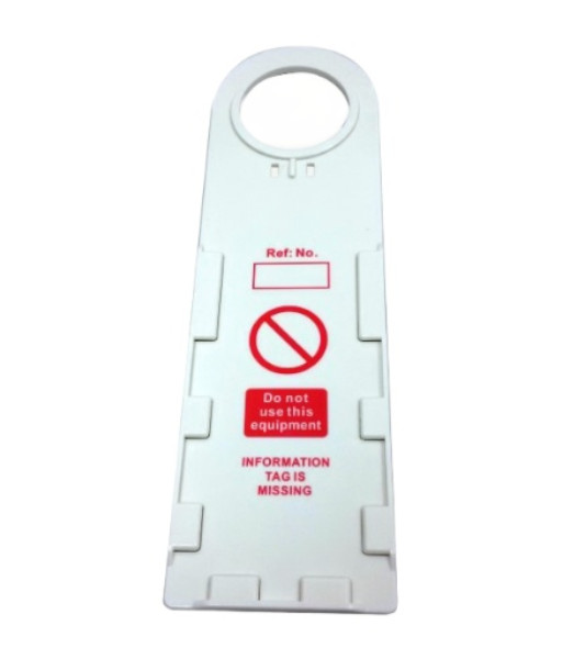 VL7900 Caution IN2SAFE Scaffold Tag Holder – 90x310mm