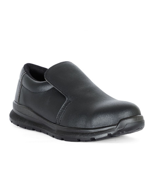 9C2 JB’s Microfibre Slip On Safety Shoe, Black, Sizes 3 to 13