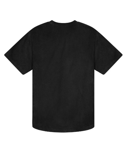 MFT Cloke Mens Short Sleeve Monowai Fleece Tee, Black, Sizes S to 7XL