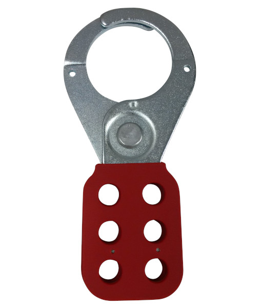 VLH701-6-38 Caution IN2SAFE Steel Lockout Hasp – 6 Locks – 38mm