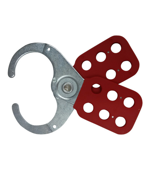 VLH701-6-38 Caution IN2SAFE Steel Lockout Hasp – 6 Locks – 38mm