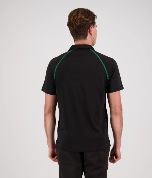 XTP Cloke Short Sleeve XT Performance Polo, Black/Kelly, Sizes S to 5XL