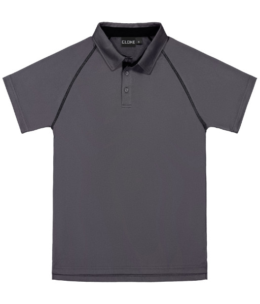 XTP Cloke Short Sleeve XT Performance Polo, Dark Grey, Sizes S to 5XL
