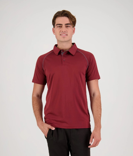 XTP Cloke Short Sleeve XT Performance Polo, Maroon, Sizes S to 5XL