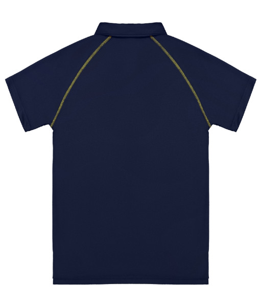 XTP Cloke Short Sleeve XT Performance Polo, Navy/Gold, Sizes S to 5XL