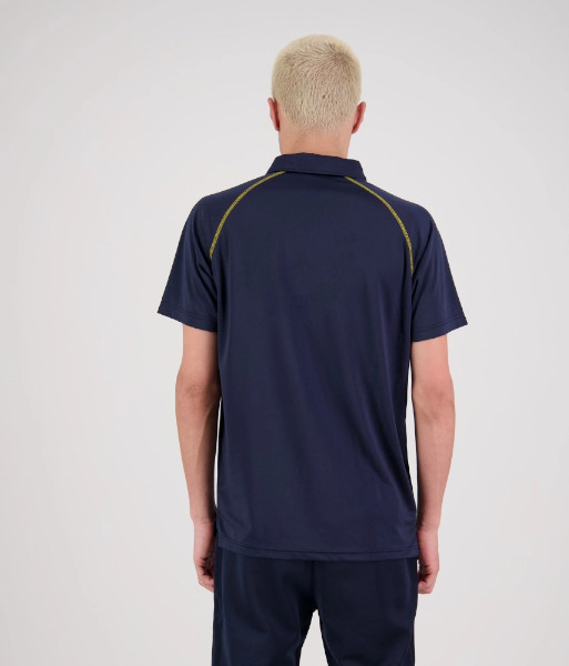 XTP Cloke Short Sleeve XT Performance Polo, Navy/Gold, Sizes S to 5XL