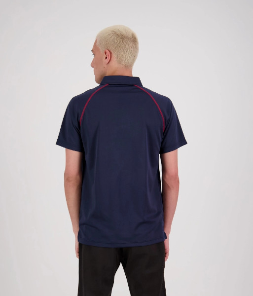 XTP Cloke Short Sleeve XT Performance Polo, Navy/Red, Sizes S to 5XL