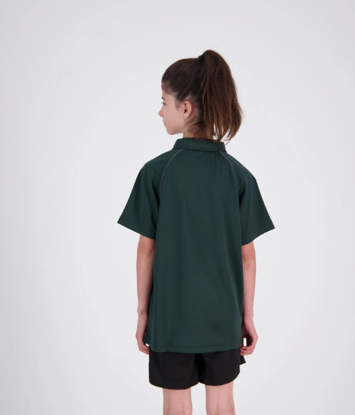 XTPK Cloke Kids Short Sleeve XT Performance Polo, Bottle, Sizes 6 to 14