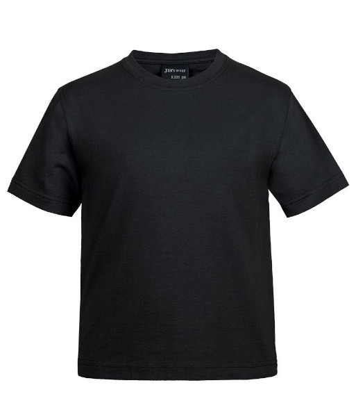 1KT JB’s Kids Cotton Tee, Black, Sizes 2 to 14