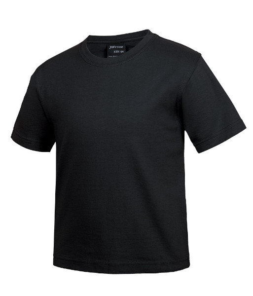 1KT JB’s Kids Cotton Tee, Black, Sizes 2 to 14