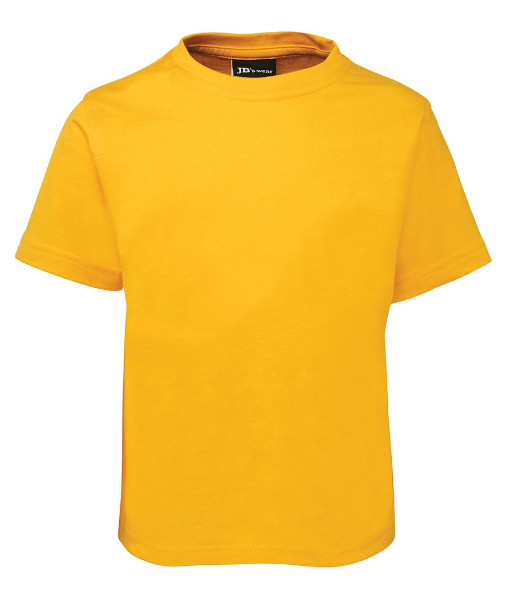 1KT JB’s Kids Cotton Tee, Gold, Sizes 2 to 14