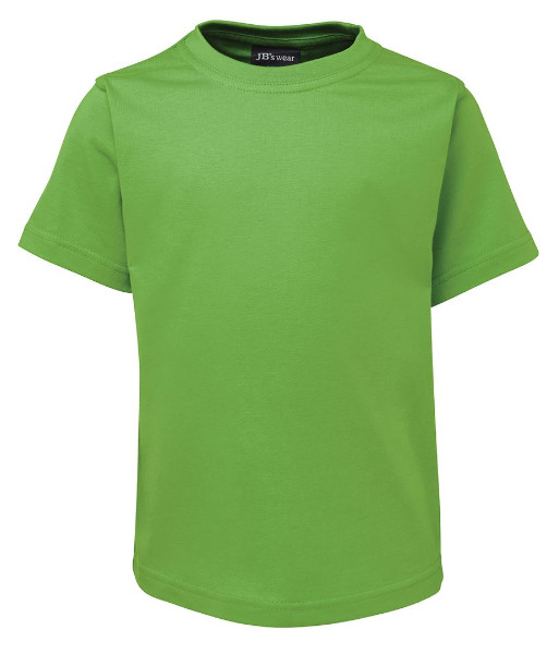 1KT JB’s Kids Cotton Tee, Lime, Sizes 2 to 14