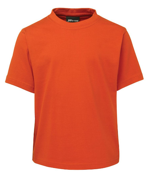 1KT JB’s Kids Cotton Tee, Orange, Sizes 2 to 14