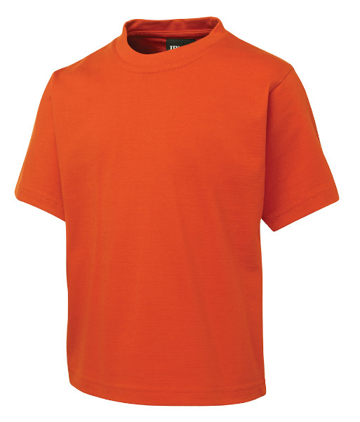 1KT JB’s Kids Cotton Tee, Orange, Sizes 2 to 14