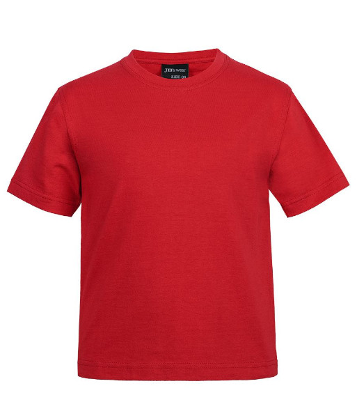 1KT JB’s Kids Cotton Tee, Red, Sizes 2 to 14