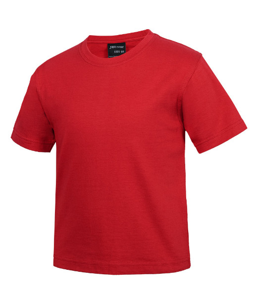 1KT JB’s Kids Cotton Tee, Red, Sizes 2 to 14