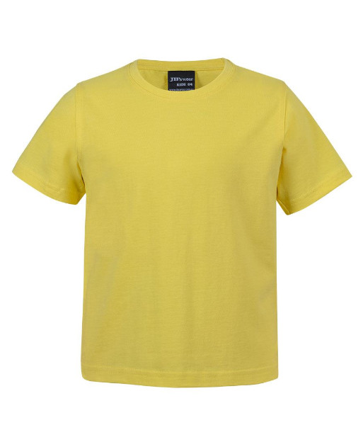 1KT JB’s Kids Cotton Tee, Yellow, Sizes 2 to 14