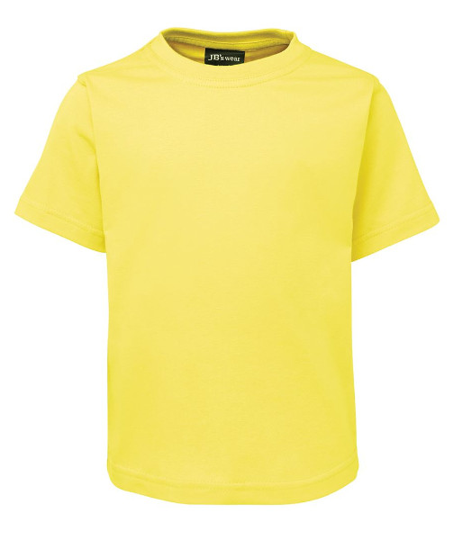 1KT JB’s Kids Cotton Tee, Yellow, Sizes 2 to 14