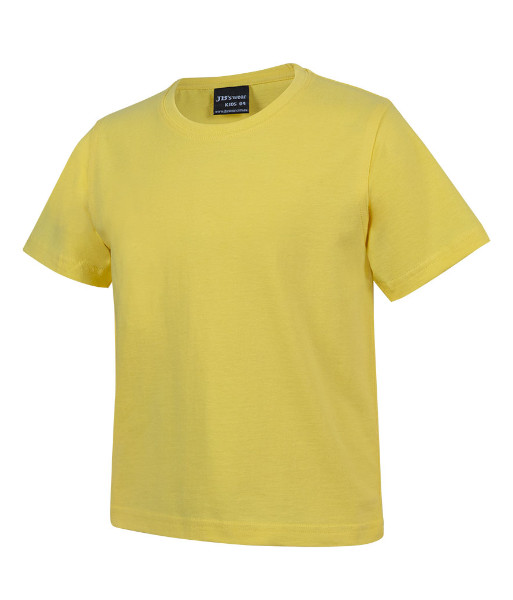 1KT JB’s Kids Cotton Tee, Yellow, Sizes 2 to 14