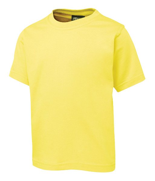 1KT JB’s Kids Cotton Tee, Yellow, Sizes 2 to 14