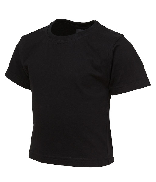 1T1 JB’s Infant Cotton Tee, Black, Sizes 00 to 1