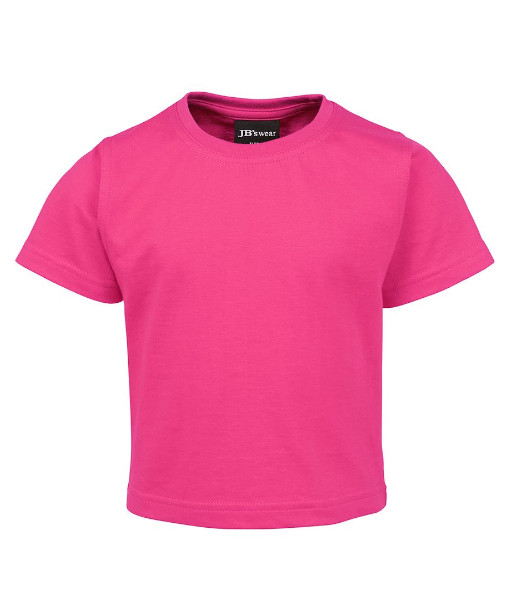 1T1 JB’s Infant Cotton Tee, Hot Pink, Sizes 00 to 1
