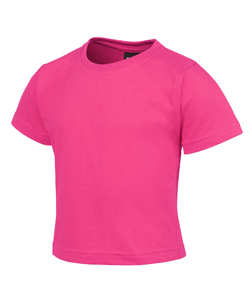 1T1 JB’s Infant Cotton Tee, Hot Pink, Sizes 00 to 1